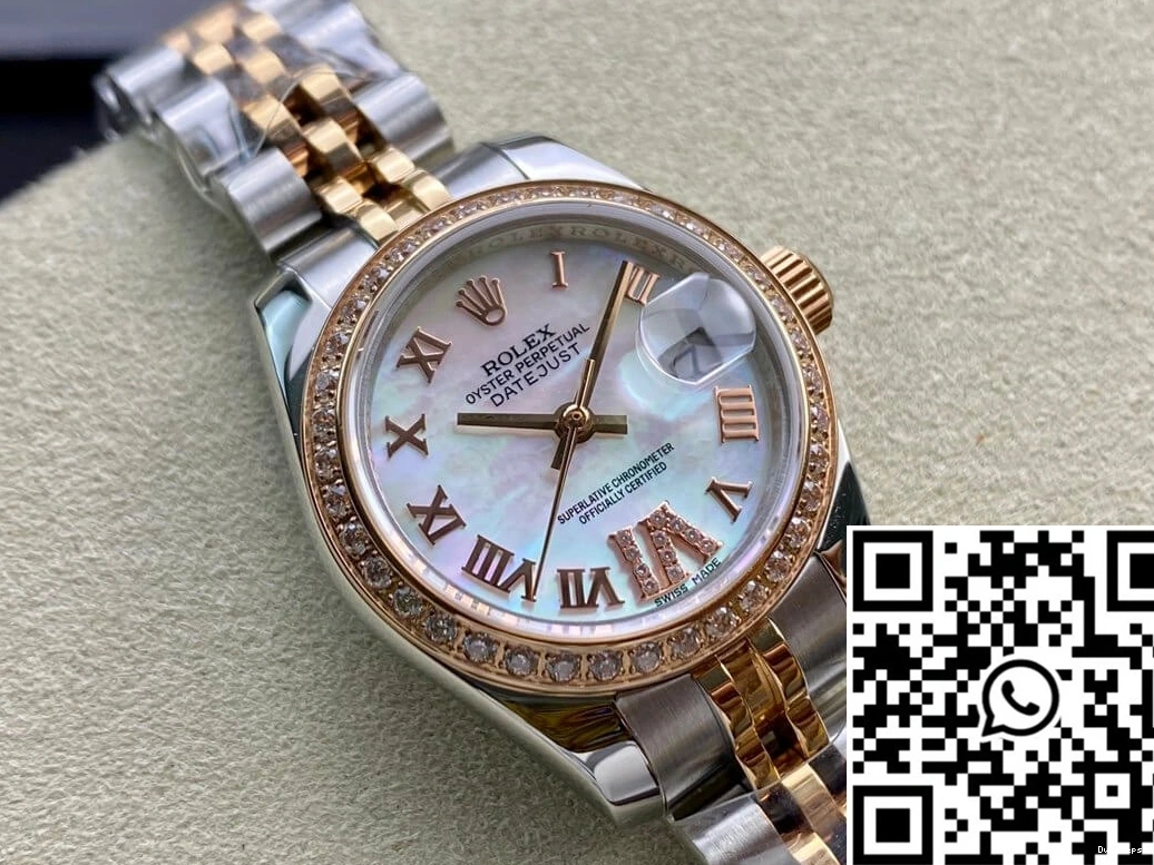 Dial Diamond Rolex 28MM BP Factory Datejust Mother-of-pearl 0123
